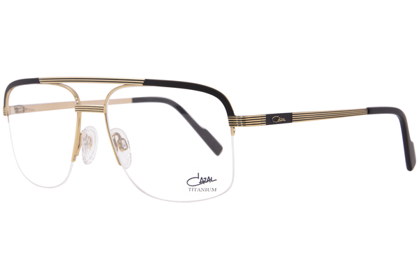  Cazal 7095 Eyeglasses Men's Semi Rim Square Shape 