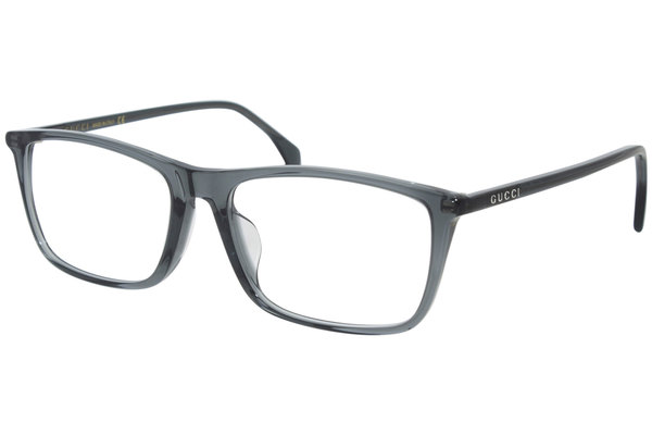  Gucci Gucci-Logo GG0758OA Eyeglasses Men's Full Rim Rectangular Optical Frame 