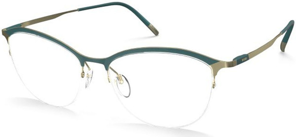  Silhouette Lite Arcs Half-Rim Eyeglasses 