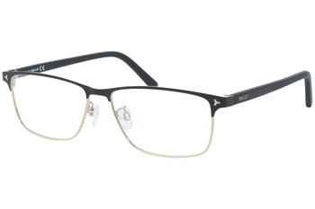 Bally BY5015-D Eyeglasses Men's Full Rim Rectangular Optical Frame