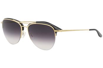 Barton Perreira Men's Airman Fashion Pilot Titanium Sunglasses