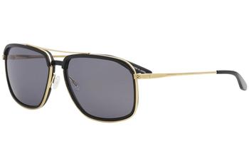 Barton Perreira Men's Magnate Fashion Pilot Polarized Titanium Sunglasses