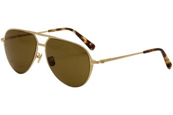 Brioni Men's BR 0011S 0011/S Titanium Pilot Sunglasses