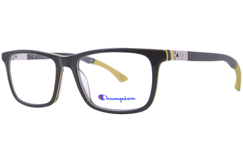 Champion GoodLuck Eyeglasses Youth Kids Boy's Full Rim Rectangle Shape