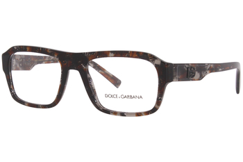 Dolce & Gabbana DG3351 Eyeglasses Men's Pillow Shape