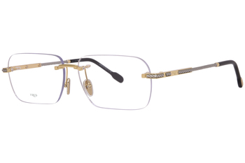 Fred FG50060U Eyeglasses Men's Rimless Square Shape