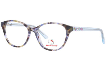 Hello Kitty HK346 Eyeglasses Girl's Full Rim Oval Shape
