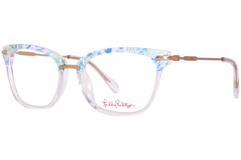 Lilly Pulitzer Brightlee Mini Eyeglasses Youth Girl's Full Rim Square Shape