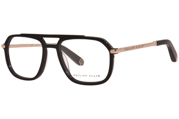 Philipp Plein Broadway-Line VPP018 Eyeglasses Men's Full Rim Square Shape