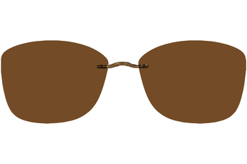 Silhouette Purist Clip-On 5076-Bridge Polarized Sunglasses