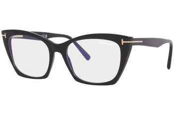 Tom Ford TF5709-B Eyeglasses Women's Full Rim Cat Eye