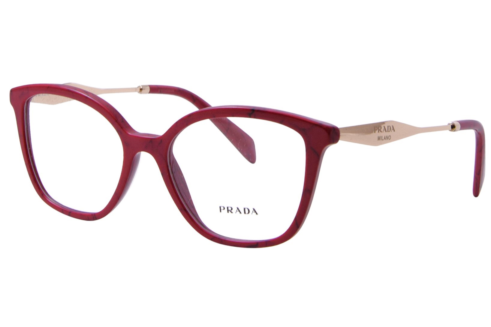 Prada PR 02ZV 15D1O1 Eyeglasses Women S Etruscan Marble Full Rim 54 17