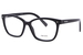 Prada PR 15ZV Eyeglasses Women's Full Rim Rectangle Shape