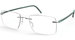 Silhouette Titan Wave Chassis 5567 Eyeglasses Rimless - Silver Ocean-7110