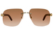 Cartier Rimlesssun CT0041RS Sunglasses Square Shape
