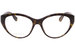 Gucci GG0812O Eyeglasses Women's Full Rim Cat Eye Optical Frame