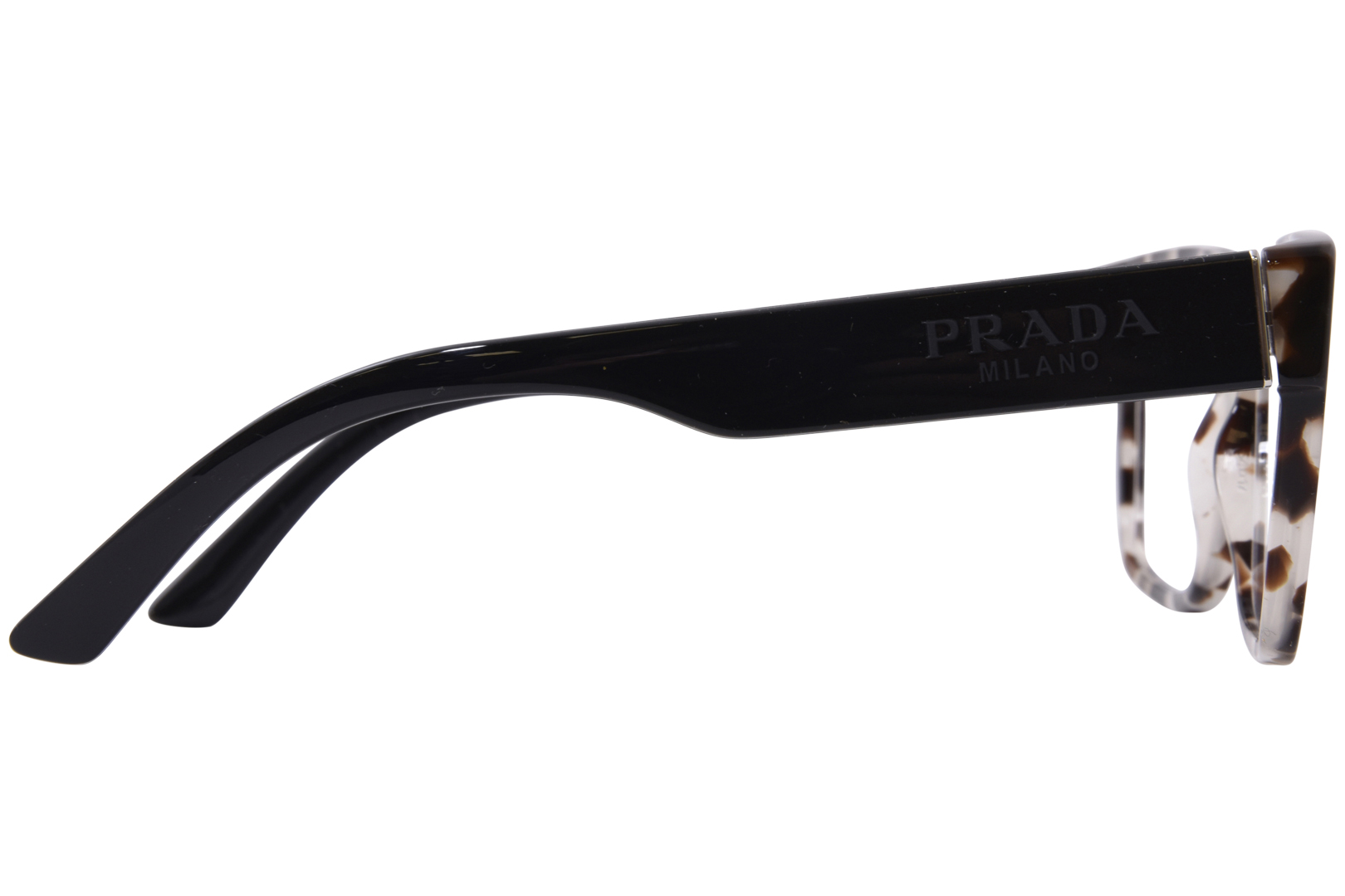 Prada PR 10WV UAO1O1 Eyeglasses Women S Talc Tortoise Black Full Rim 54