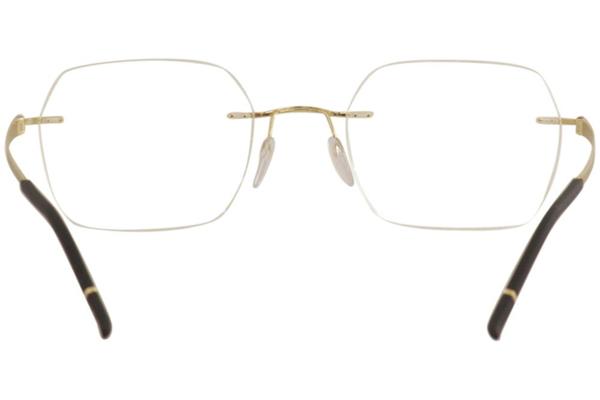 Silhouette Eyeglasses Momentum Chassis Gold Optical Frame