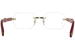 Cartier Exception CT0423O Eyeglasses Rimless Rectangle Shape