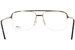 Cazal 7095 Eyeglasses Men's Semi Rim Square Shape