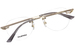 Mont Blanc MB0268O Eyeglasses Men's Rimless Oval Shape