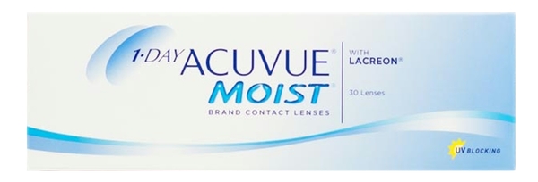  1-Day Acuvue Moist 30-Pack Contact Lenses 
