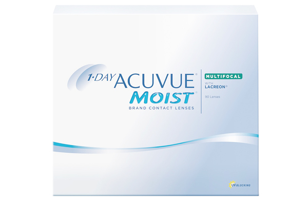  1-Day Acuvue Moist Multifocal 90-Pack Contact Lenses By Vistakon 
