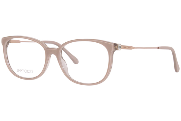 Jimmy Choo JC302 KON Eyeglasses Women S Nude Glitter Full Rim 55 17 145