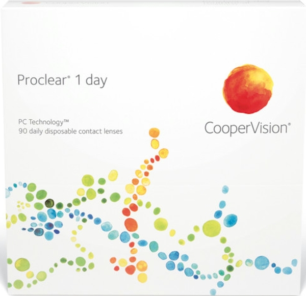  Proclear 1-Day Contact Lenses 90-Pack by CooperVision 