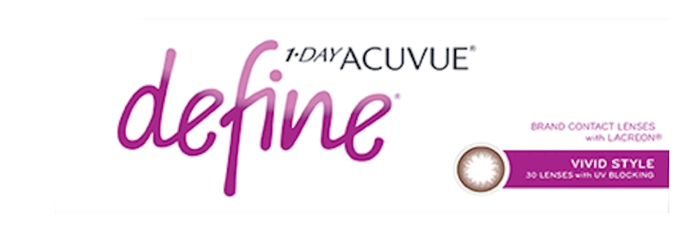 1 Day Acuvue Define 30 Pack Contact Lenses By Vistakon 85142vivid 250 8553