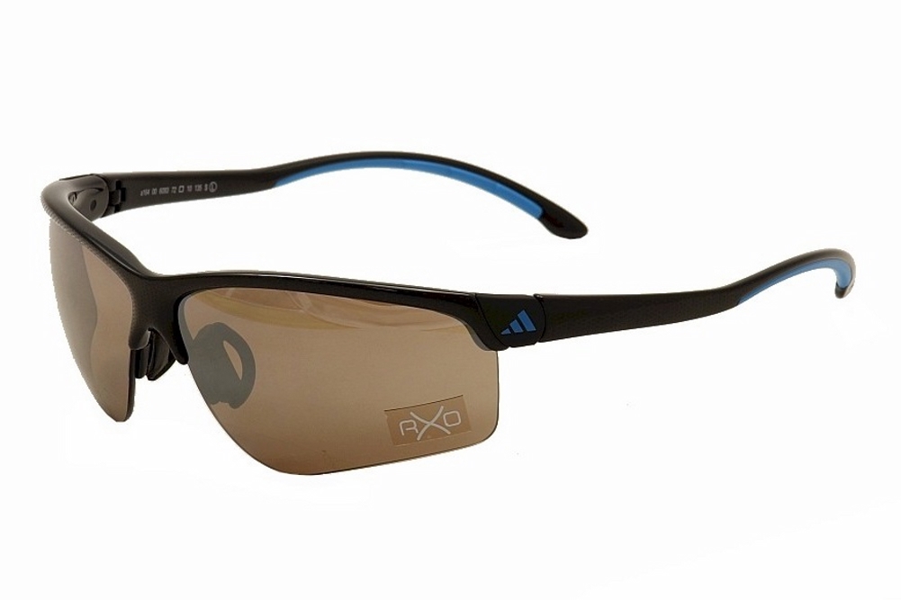 Adidas Men's Adivista-L A164 A/164 Black Sport Wrap Sunglasses 72mm | EyeSpecs.com
