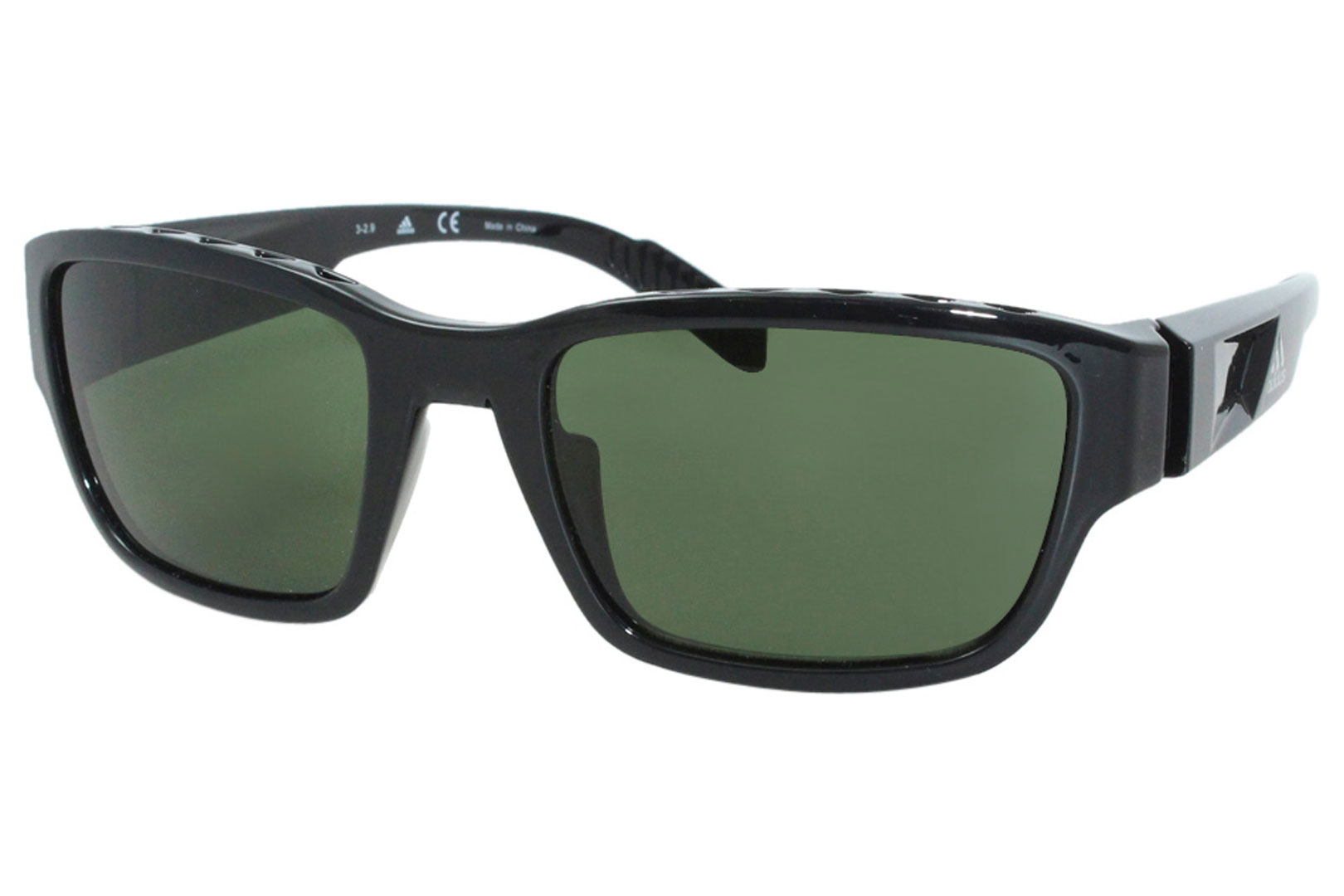 Amazon.com: Adidas SP0008 91Q Sunglasses Men's Matte Blue/Green Mirror Lens  Rectangular 61mm : Clothing, Shoes & Jewelry