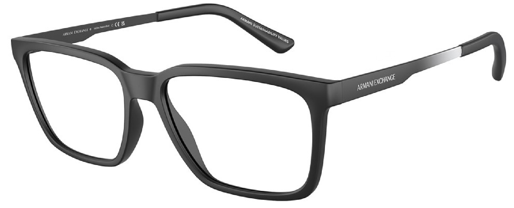 Armani Exchange AX3103 8078 Eyeglasses Men s Matte Black Full Rim