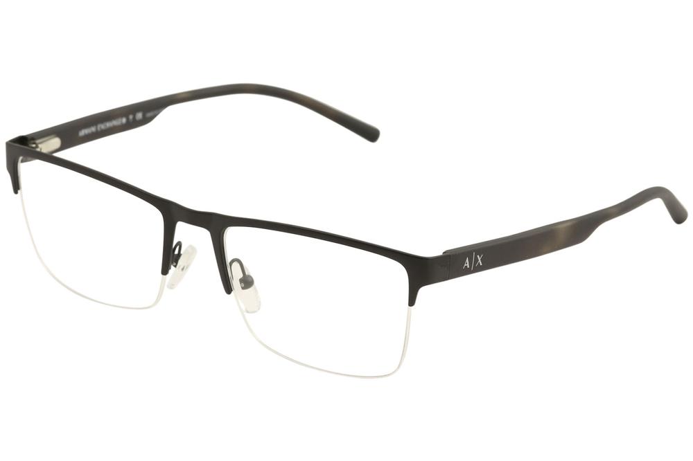 Armani Exchange Men's Eyeglasses AX1026 AX/1026 Half Rim Optical Frame |  