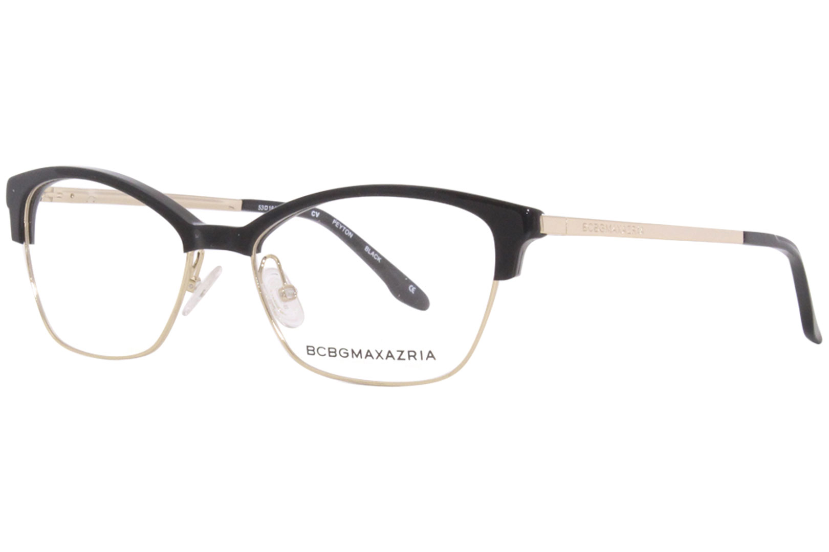 BCBGMaxazria Eyeglasses Frame Women s Peyton Black 53 16 140mm