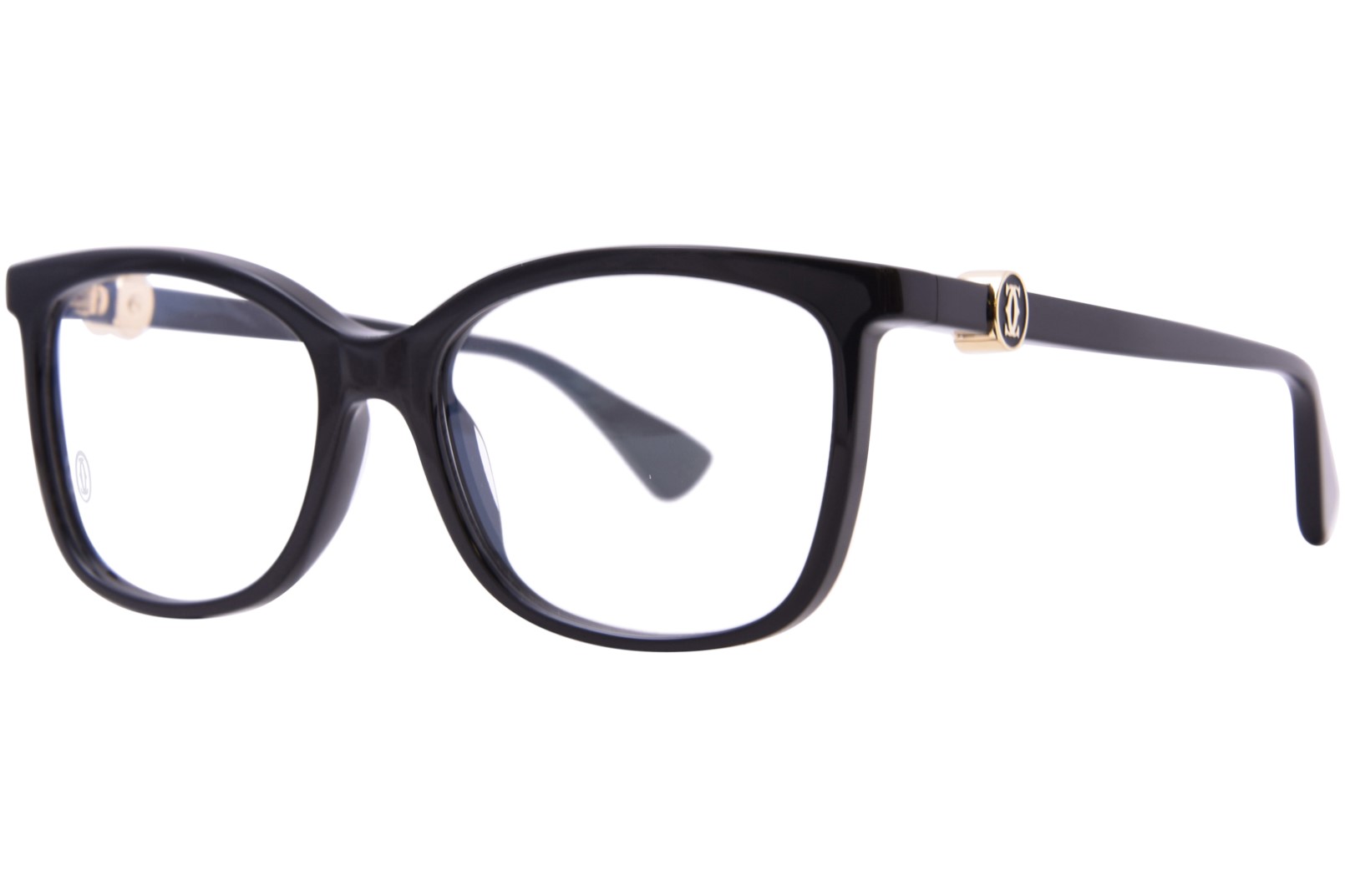 Cartier CT0493O 001 Eyeglasses Women's Black Full Rim Rectangle Shape ...