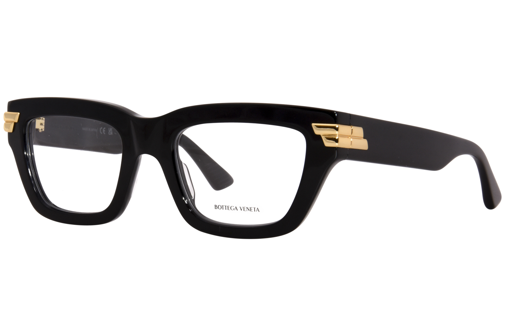 Bottega Veneta BV1190O 001 Eyeglasses Women's Black Full Rim 50-20-140 ...