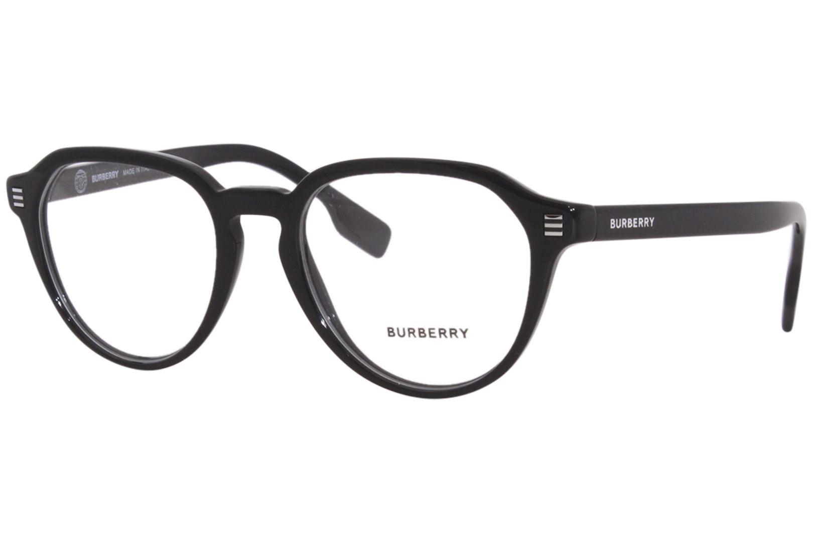 Burberry Archie BE2368 3001 Eyeglasses Men's Black Full Rim Oval Shape  52-19-145 