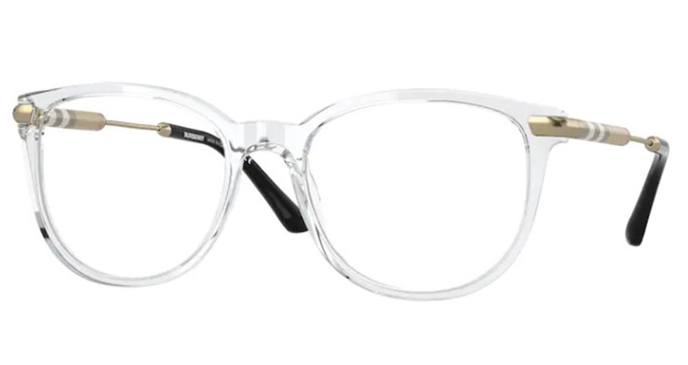 Burberry BE2255Q 3024 Eyeglasses Women s Transparent Full Rim 51 18 140