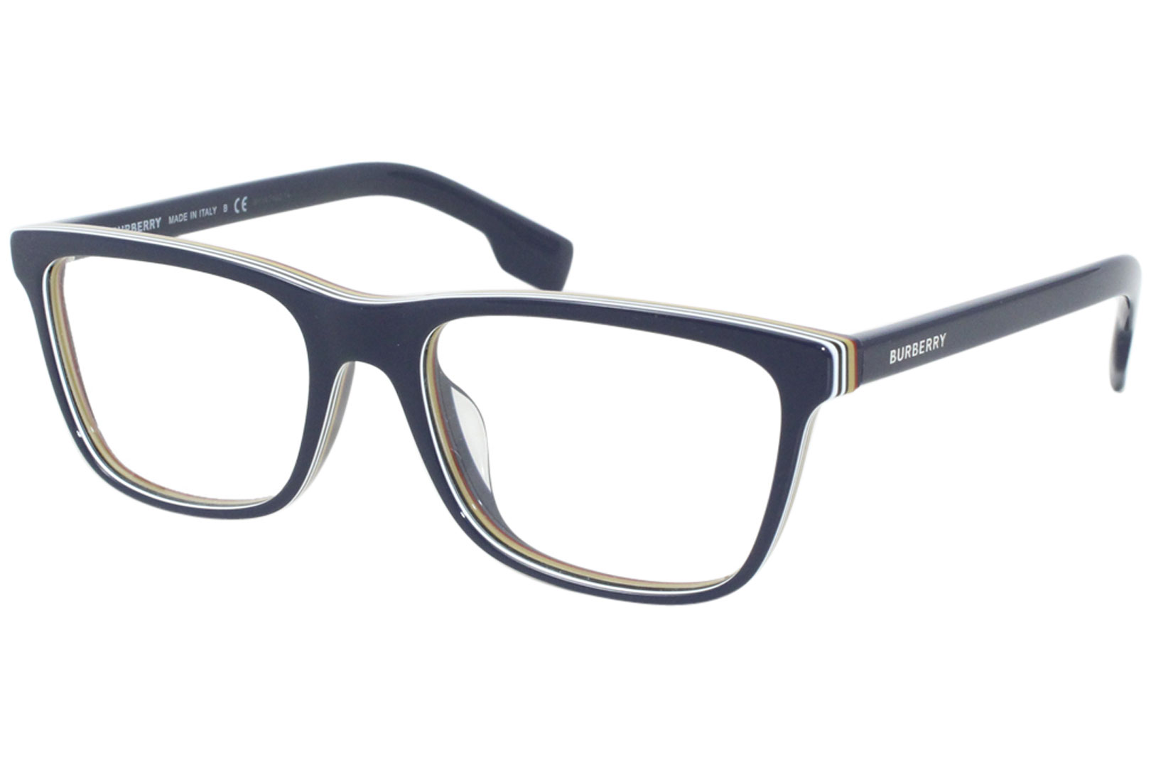 Burberry Eyeglasses Men's BE2292 3799 Check Multilayer Blue 55-18-145mm |  
