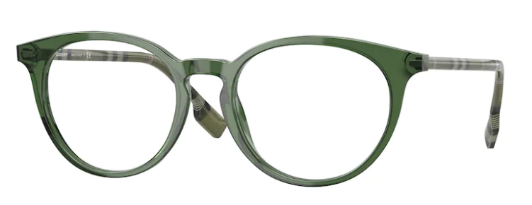 Burberry Chalcot BE2318 4012 Eyeglasses Women's Green Full Rim 51-18 ...