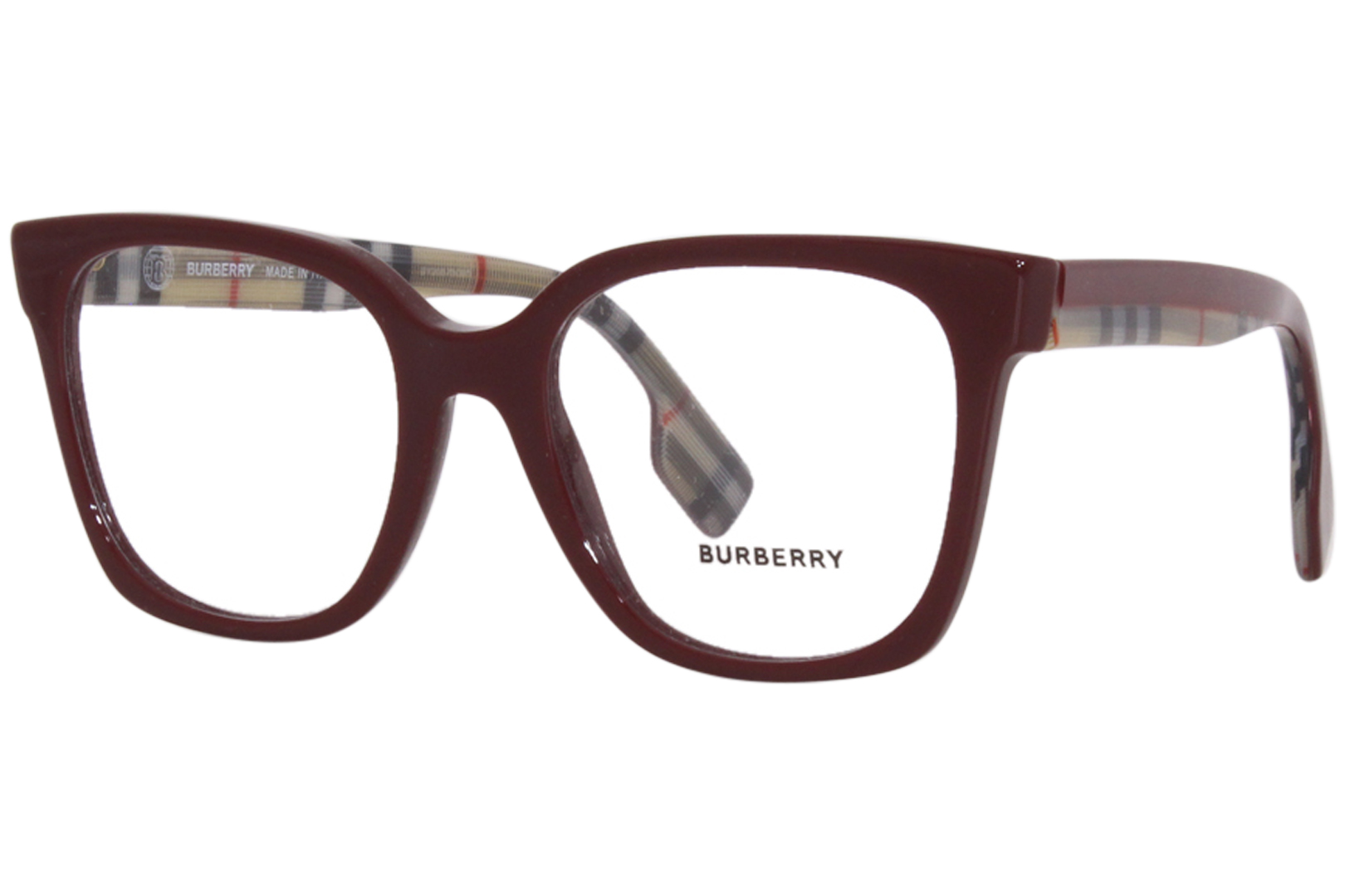 Burberry Evelyn BE2347 3945 Eyeglasses Women's Bordeaux Full Rim