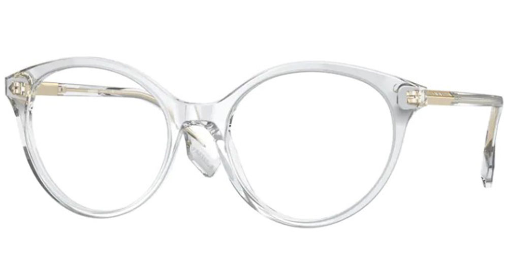 Burberry Jean BE2349 3024 Eyeglasses Women's Transparent Full Rim 53-18-140  