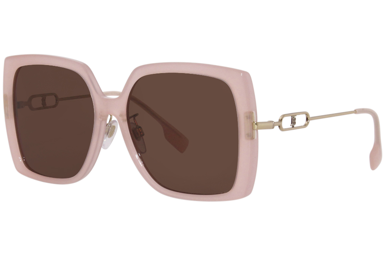 Burberry Luna B-4332-F 3874/73 Sunglasses Women's Pink/Brown Square Shape  57mm 