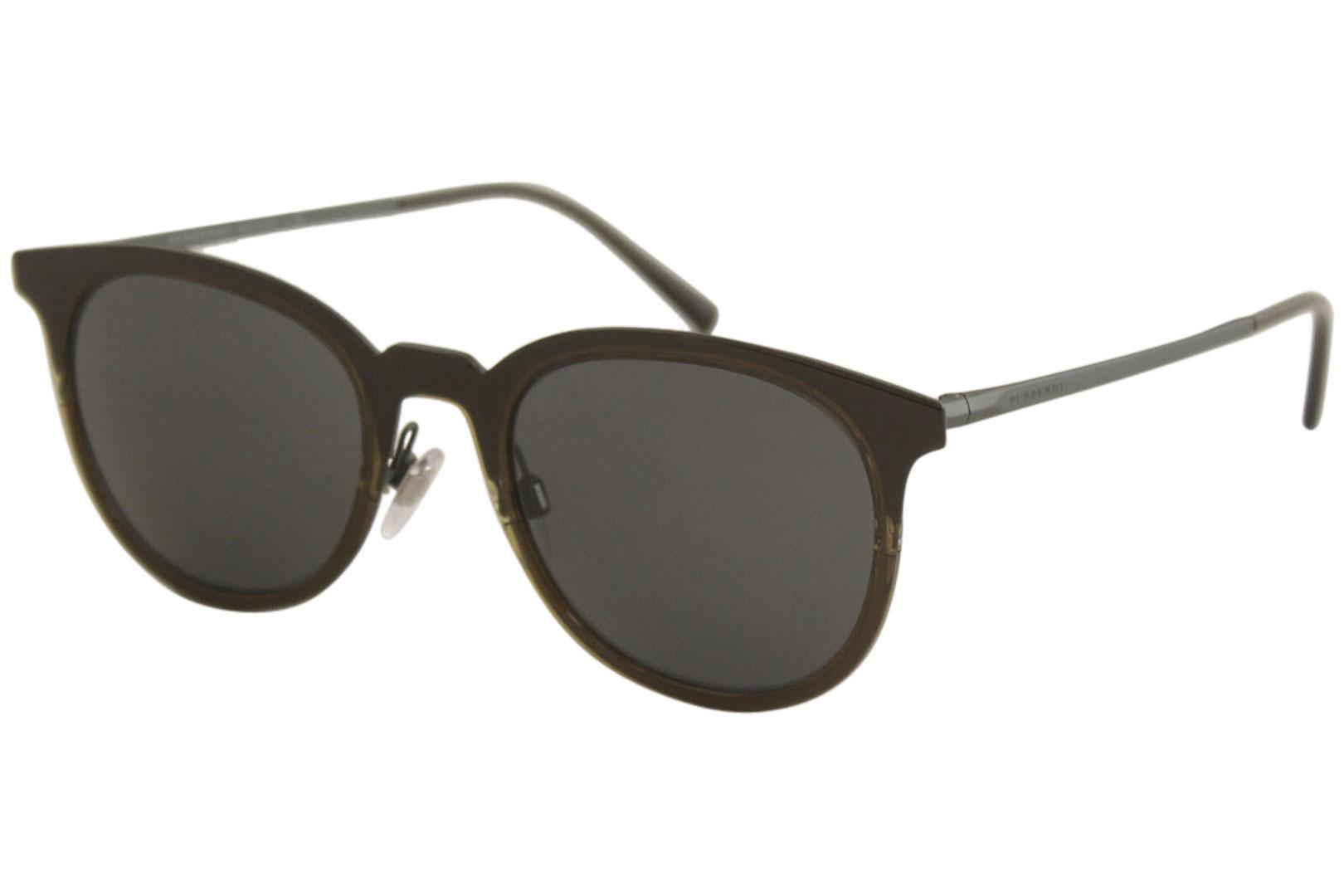 Burberry Men's BE3093 BE/3093 1247/5V Green Fashion Square Sunglasses 52mm  