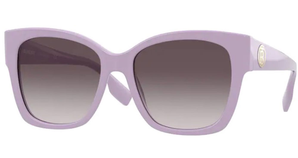 Burberry Ruth BE4345 394111 Sunglasses Women's Lilac/Grey Gradient  54-17-140 