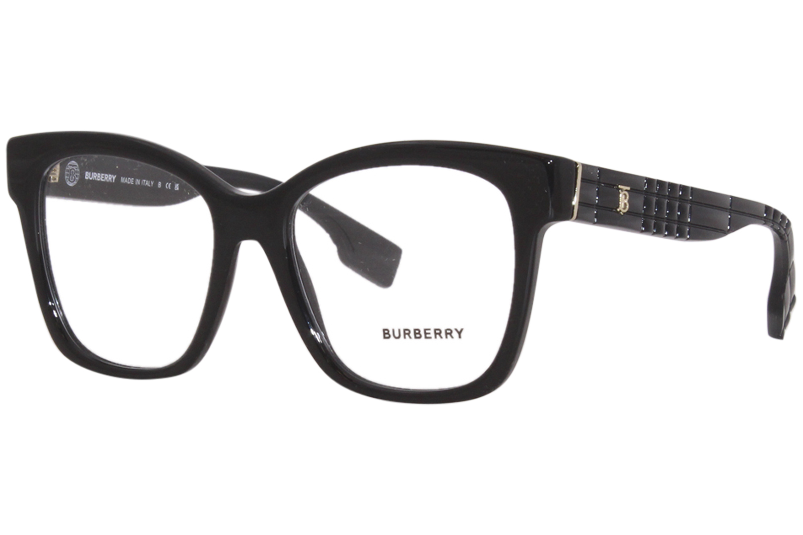 Burberry Sylvie BE2363 3001 Eyeglasses Women s Black Full Rim 51 17 140 EyeSpecs