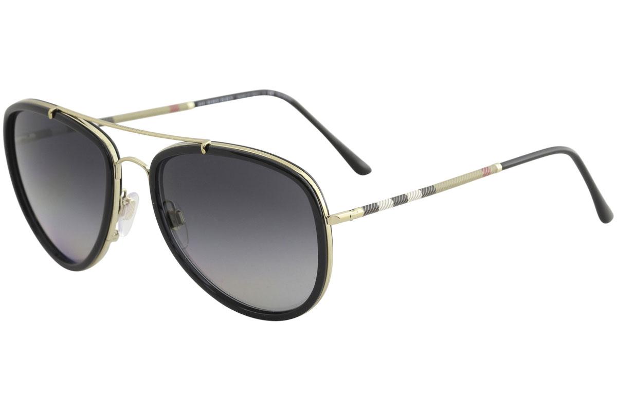 Burberry Women's BE3090Q BE/3090/Q Pilot Sunglasses 