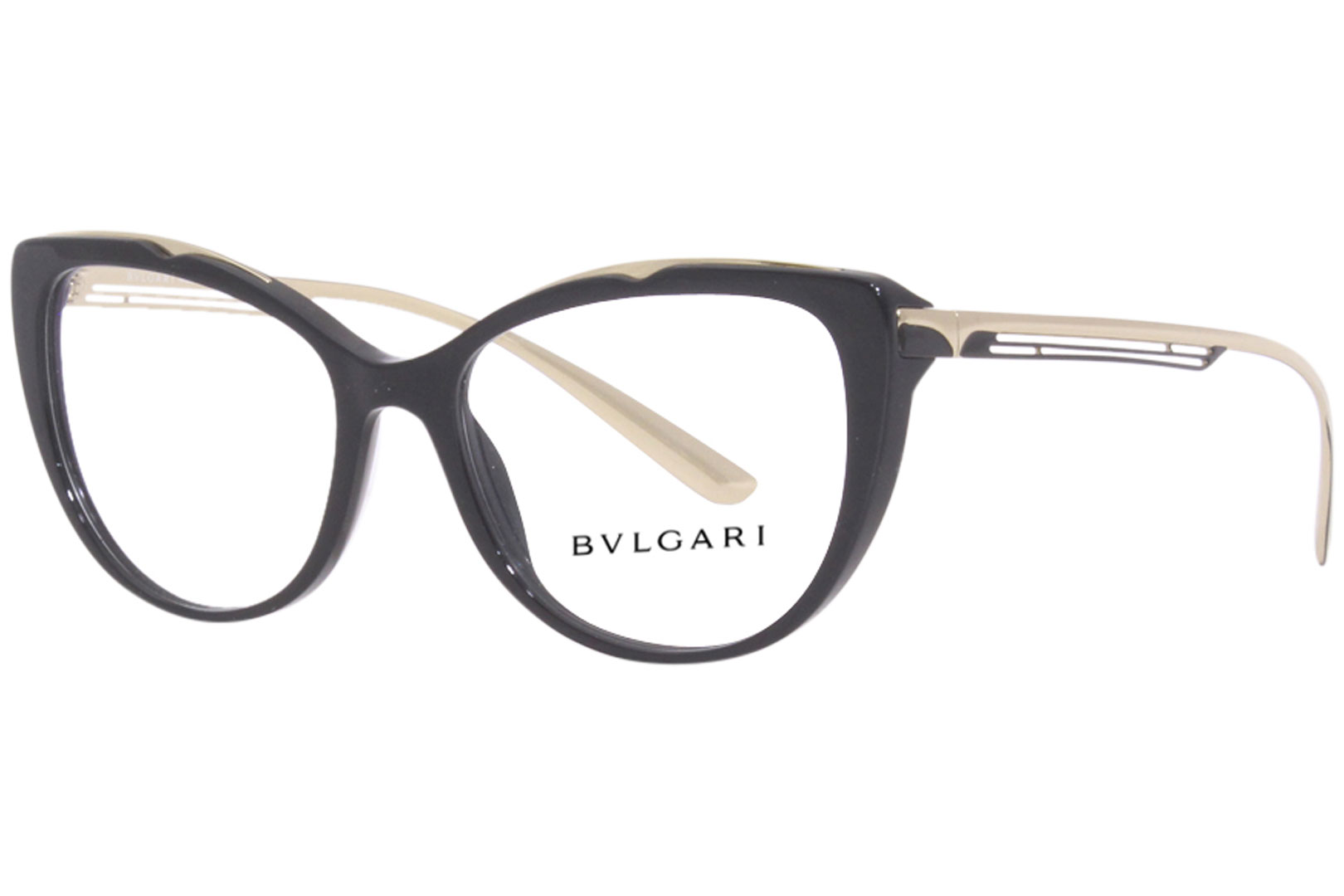 Bvlgari Eyeglasses Frame Women's 4181 501 Black/Gold 51-16-140 ...
