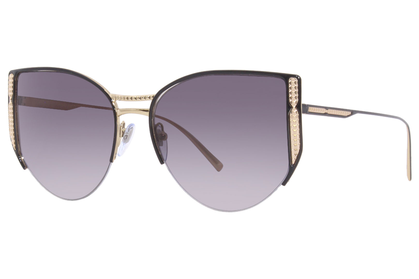 Bvlgari 6170 2023/8G Sunglasses Women's Pink Gold-Black/Grey Gradient ...